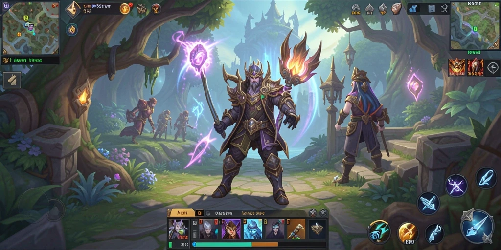 Tampilan gameplay seru dalam dunia MMORPG 666FF.