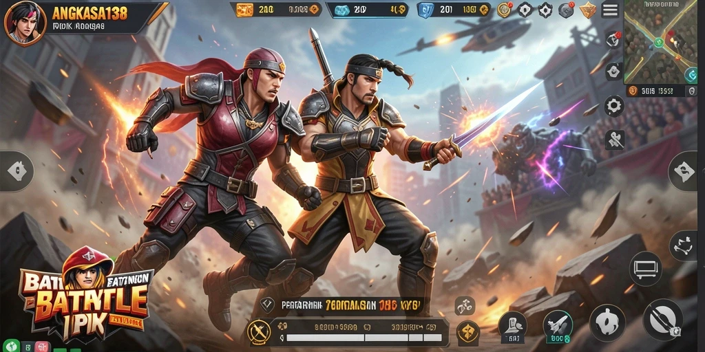Tangkapan layar gameplay intens di ANGKASA138.