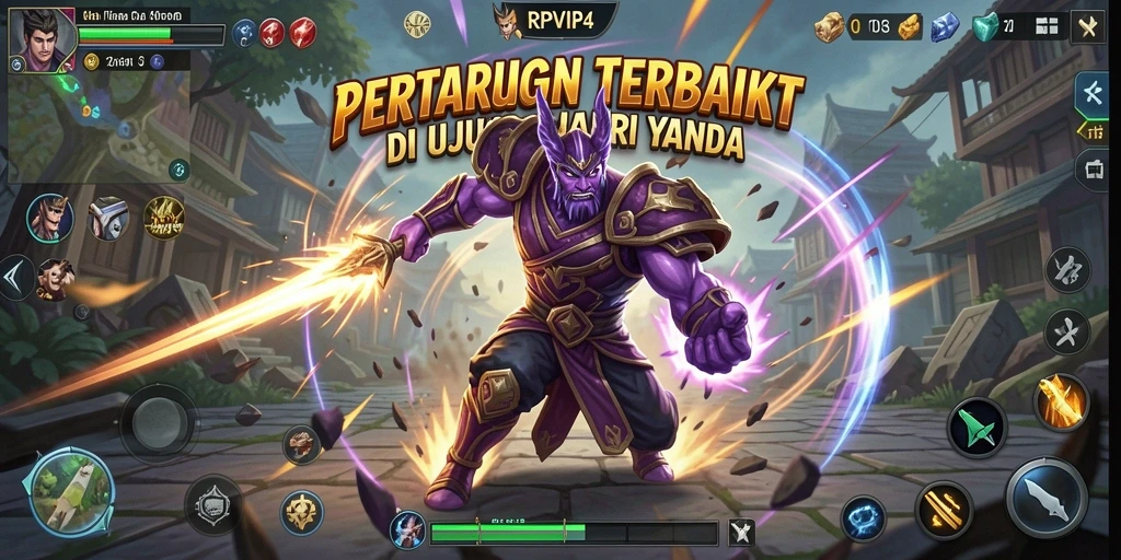 Gameplay menarik RPVIP4 dengan pertarungan seru dan grafis menawan.